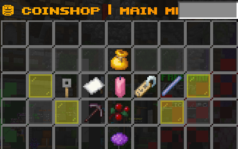 Coin Shop GUI